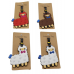 ALPACA THE BAG - Luggage Tags - White with Pink Bowtie